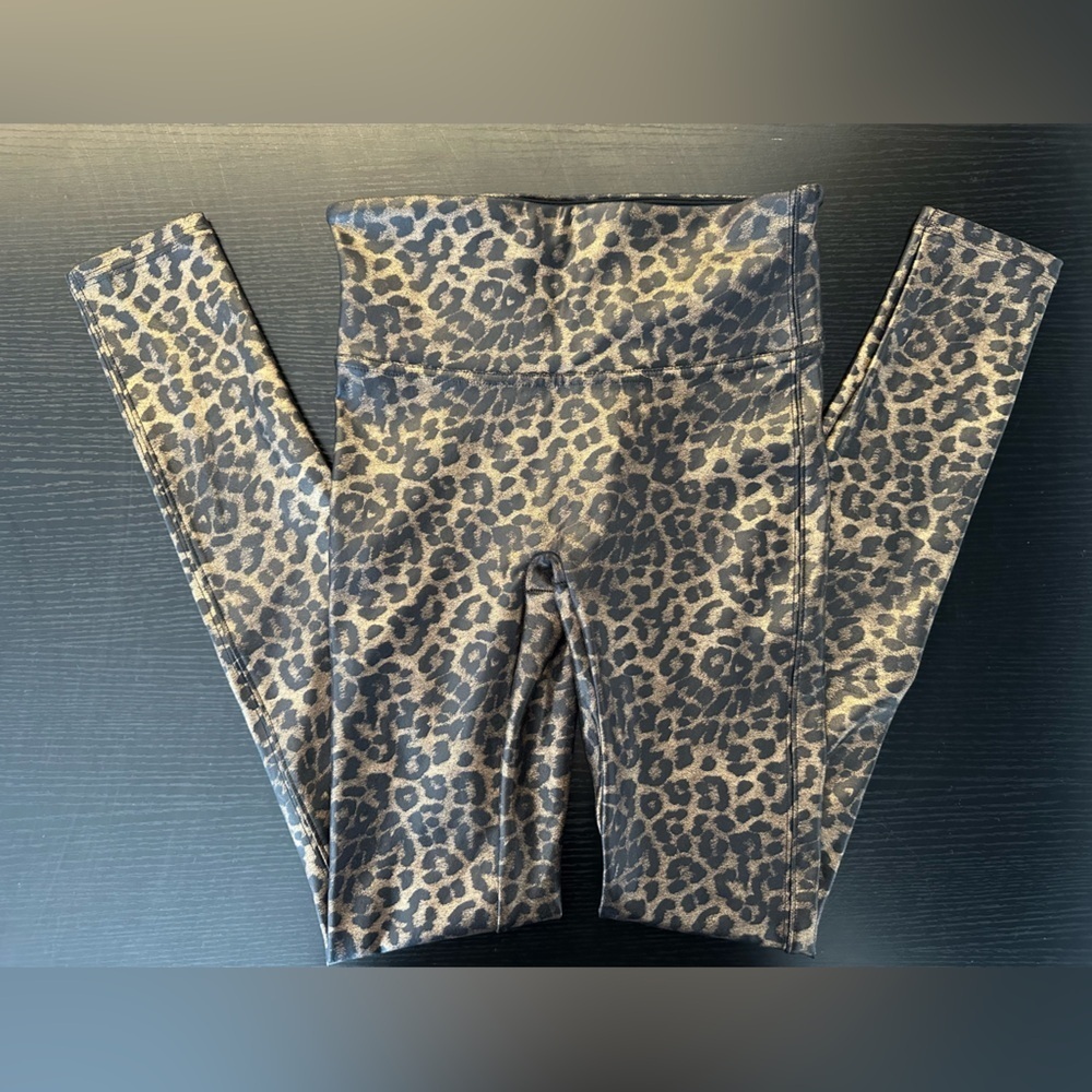 SPANX Leopard Patterned Leggings - New - Picture 5 of 7